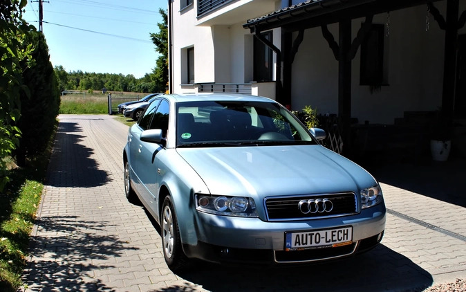 Audi A4 cena 12900 przebieg: 151427, rok produkcji 2003 z Jedwabne małe 121